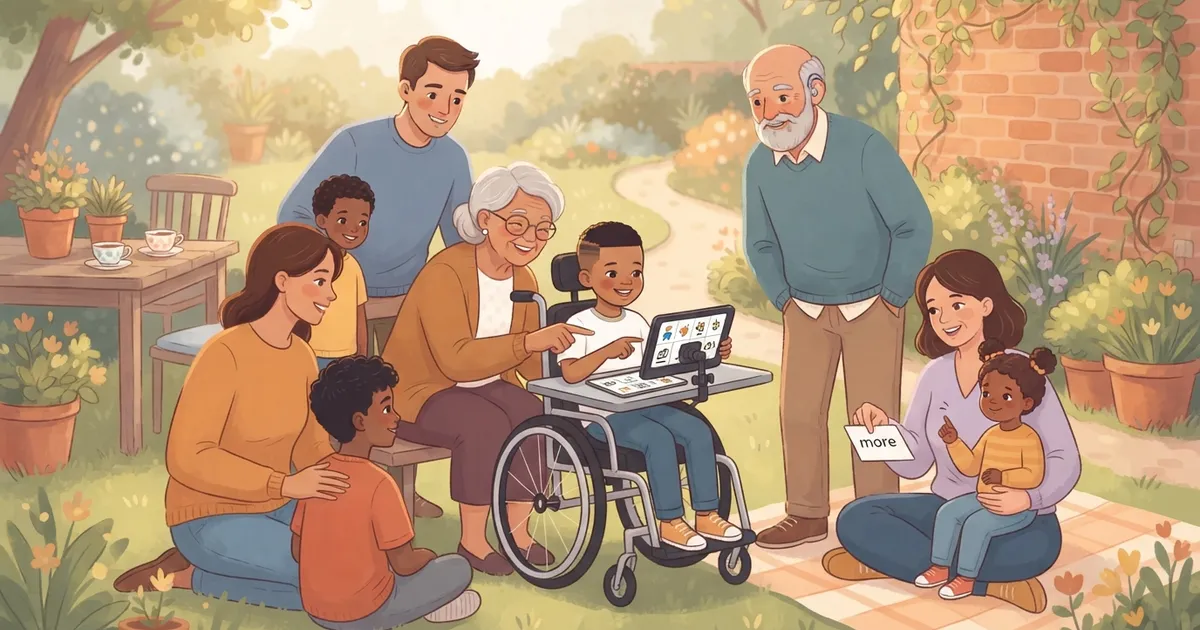 Avós, tios e primos também conversam: como incluir a família estendida na CAA