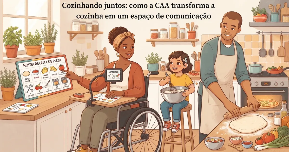 Cozinhando juntos: como a CAA transforma a cozinha em um espaço de comunicação