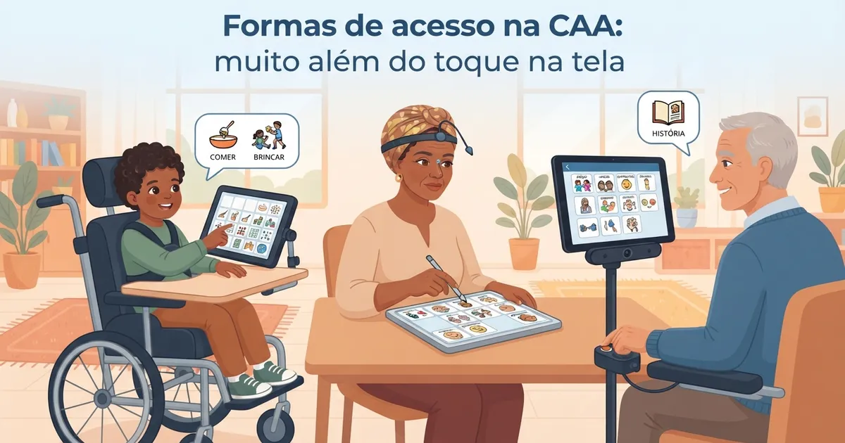 Formas de acesso na CAA: muito além do toque na tela