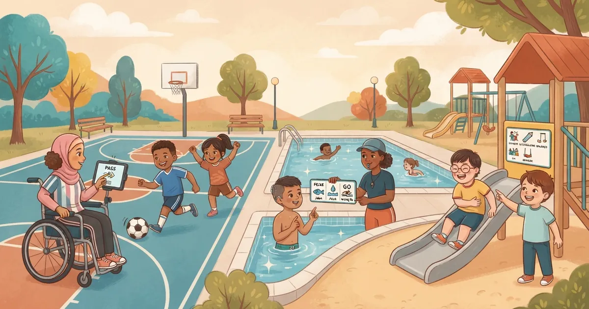 CAA no esporte e na atividade física: como incluir a comunicação na quadra, na piscina e no parquinho